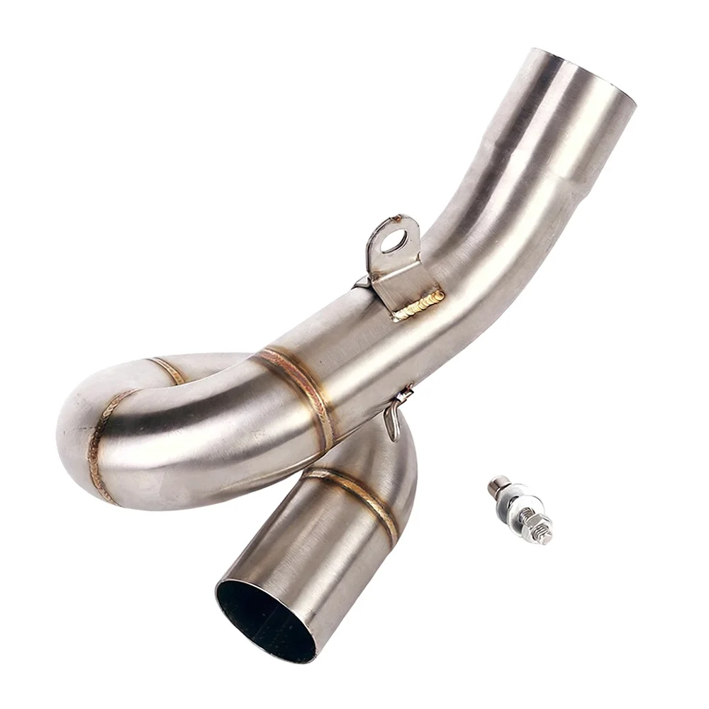 Auspuffanlagen Slip On für Kawasaki Ninja ZX6R ZX636 2009-2023 Auspuff Mittelrohr Schalldämpfer Endrohre Auspuffrohre – Detail 2