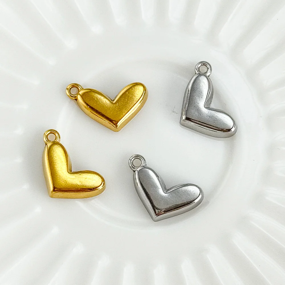

Cordial Design 100Pcs 10*16MM Jewelry Findings/Heart Shape/Charms For Bracelets/Hand Made/DIY Stainless Steel Pendant #195297