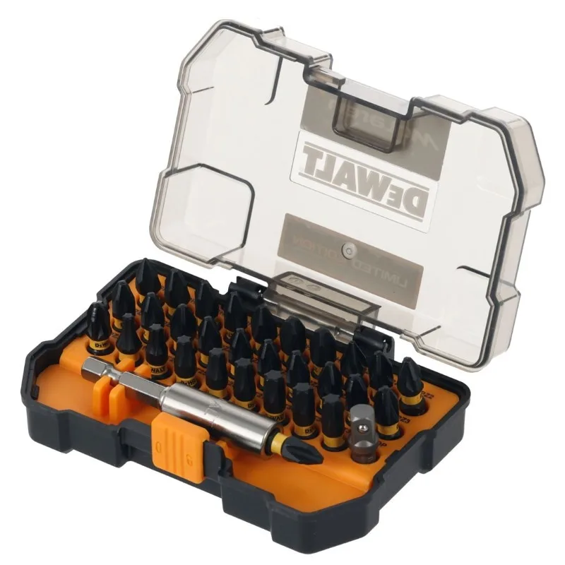 DEWALT x McLaren F1 Team Special Edition 32Pcs FLEXTORQ Impact Ready Screwdriver Bit Set with Magnetic Holder DT70901T-QZ