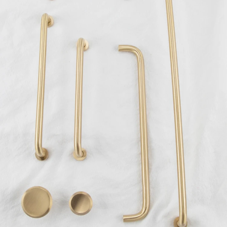 French style brass cabinet drawer handles modern and minimalist American surface decoration handle manufacturer wholesale