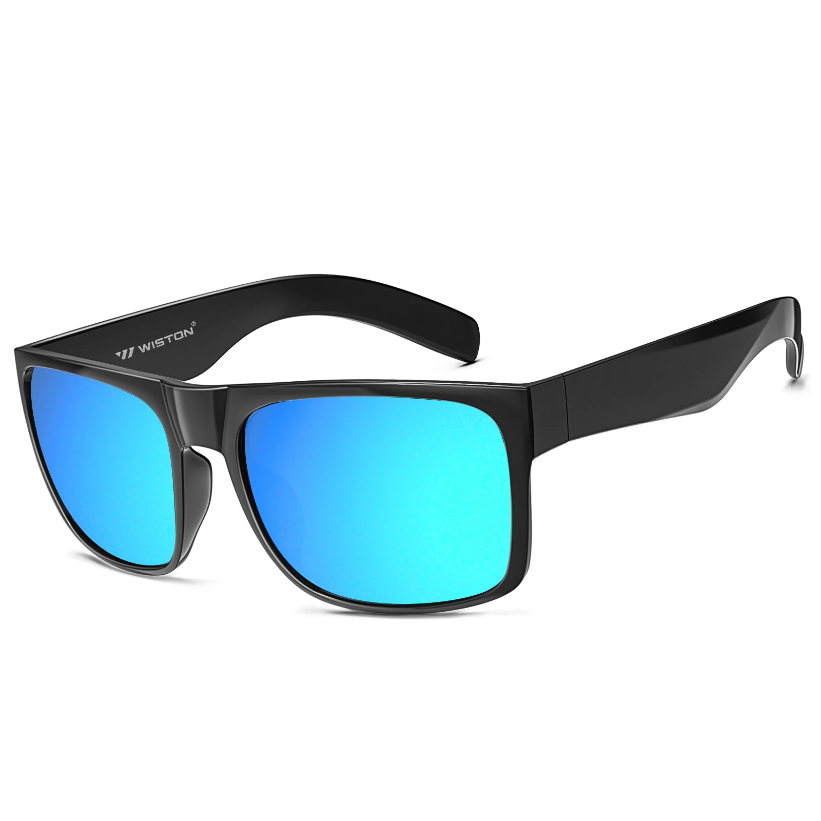 

MAXJULI XL Polarized Sunglasses Men Big Wide Head Extra Large Square Frame TR90 UV400 Driving Fishing W8004