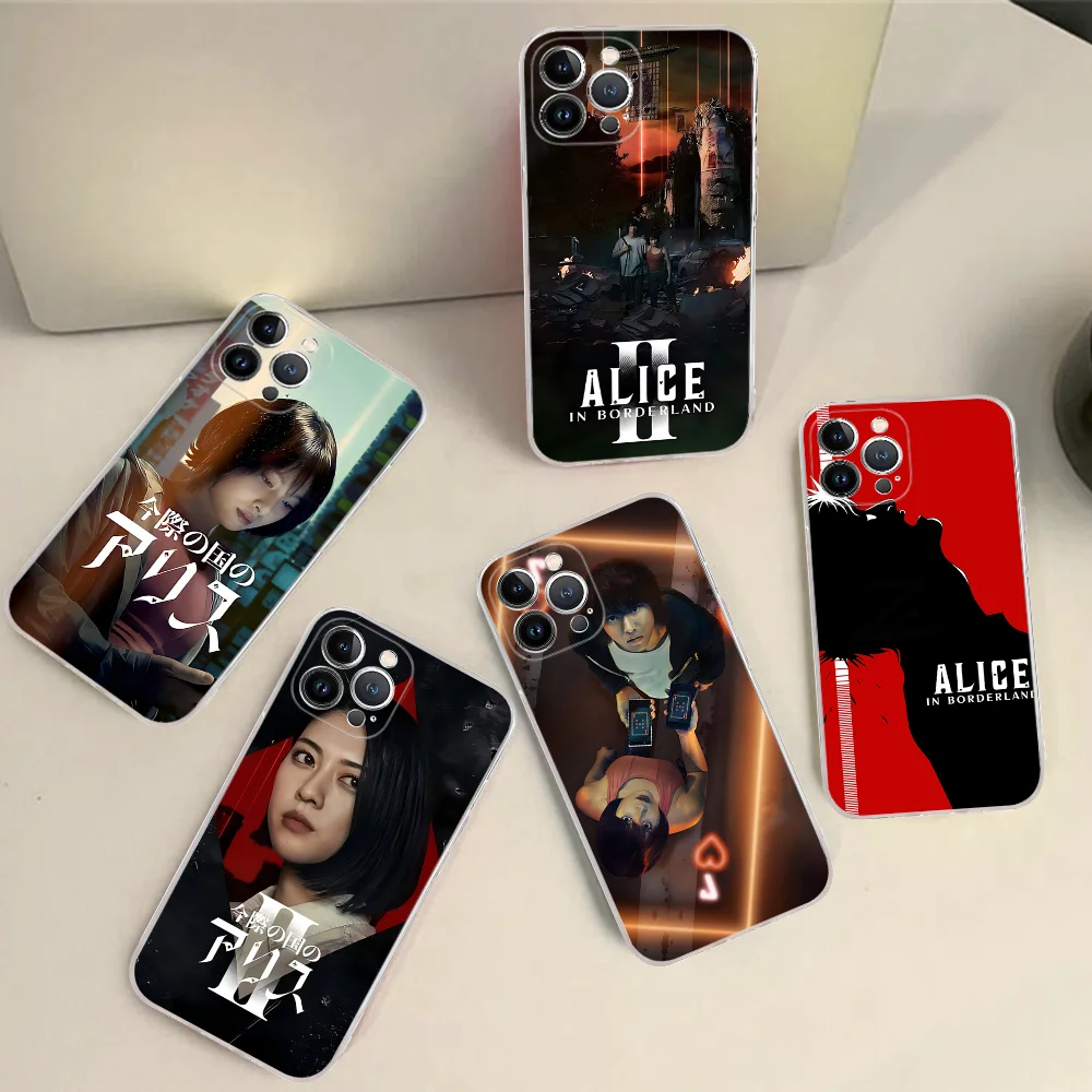 TV A-Alice In B-Borderland Season Phone Case For IPhone 16 15 8 7 6 6S Plus X SE XR XS 14 11 12 13 Mini Pro Max Mobile Case