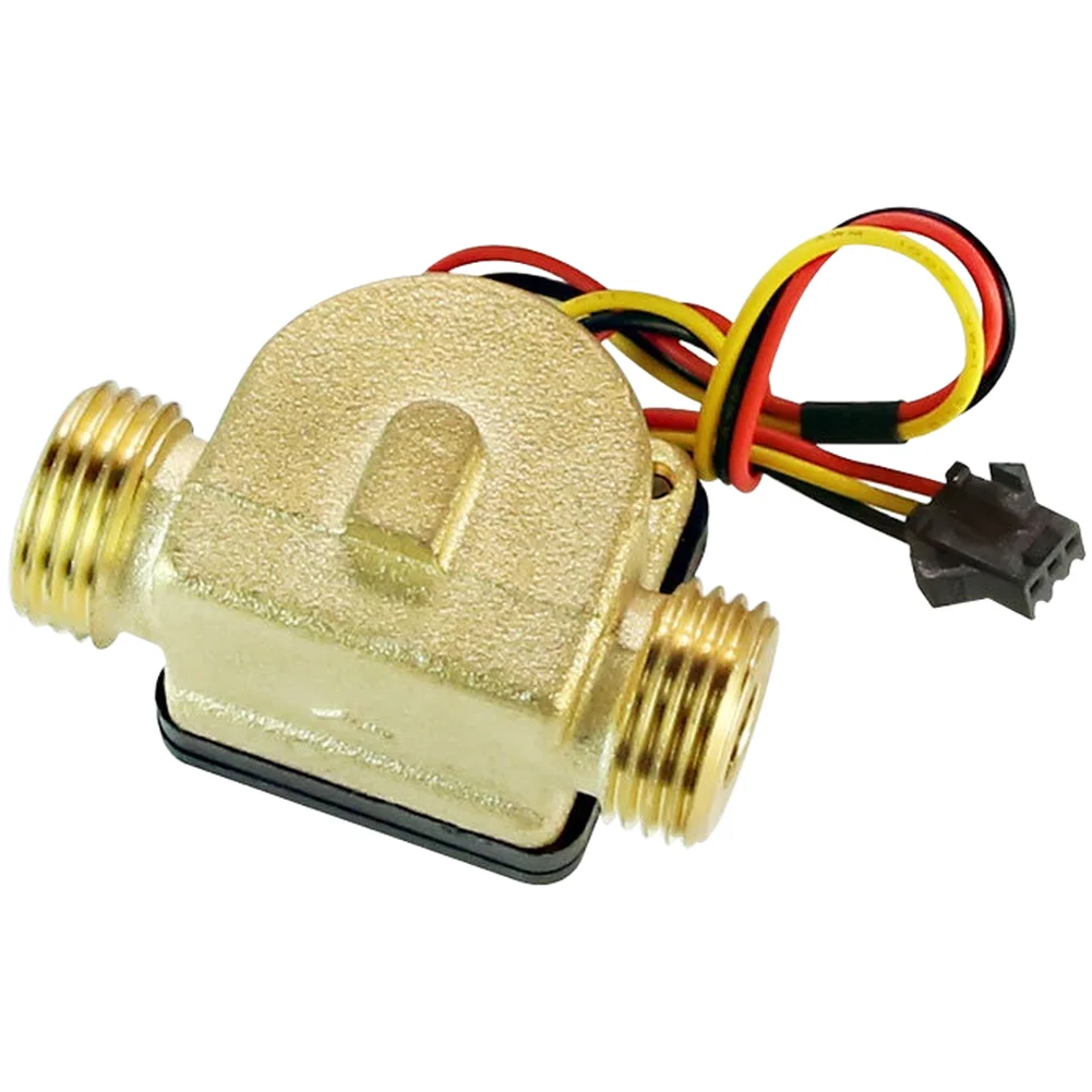 4 Inch For Water Flow Sensor Brass DN15 G1/2 Thread for For Water Heater Compatible with Drinking Machine Purification