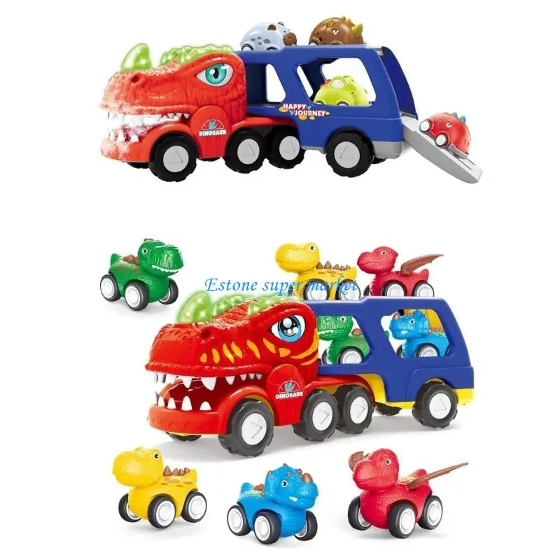 090B Transporte Infantil Caminhão Dinosaur Toy Toy Duas-confeitar