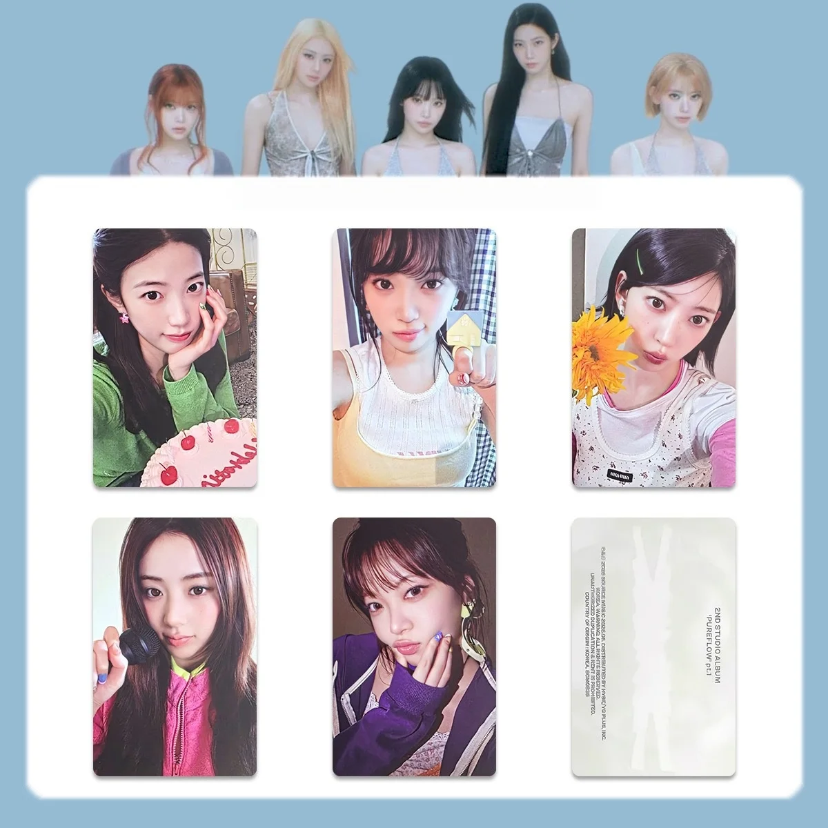 5PCS Korean Girls Group New Album 