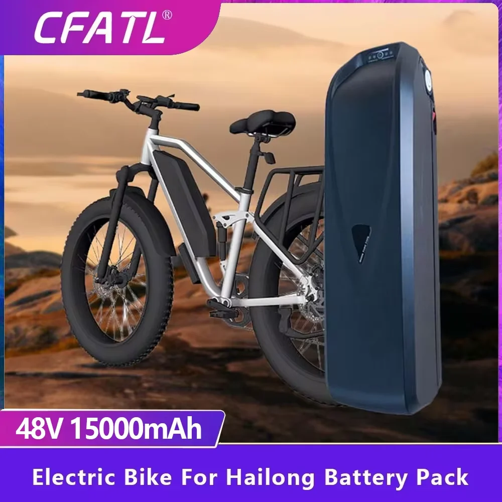 48V 13S5P 21700Battery Packs for Hailong Battery Ebike Electric Bicycle Rechargeable Replacement Batteries Original with Charger