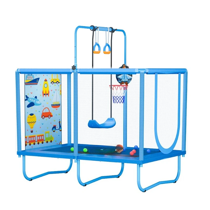 Trampoline, children's indoor household children, family small net safety