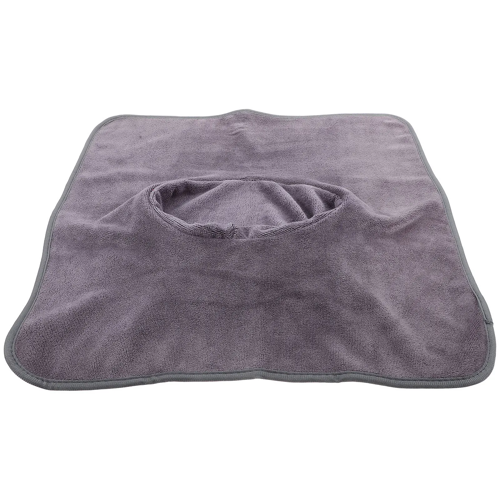 غطاء طاولة تدليك الوجه مريح وجيد التهوية من الألياف الدقيقة لصالونات التجميل والمنتجعات الصحية ومستلزمات التدليك وغطاء فتحة الوجه