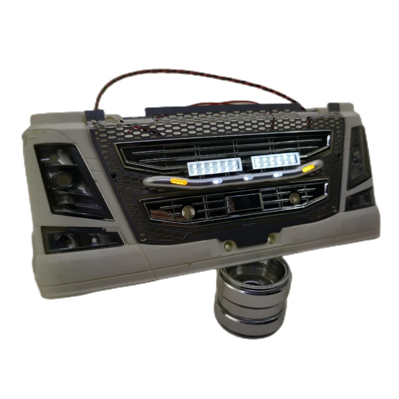 Intake Hood Light Spotlight for Tamiya 1/14 RC Truck Sca 770s 56360 Volvo 56323 Upgrade Parts