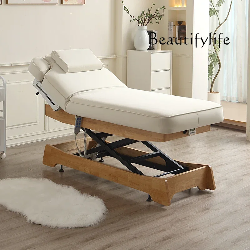 W High-end Beauty Salon Special Intelligent Heating Electric Beauty Bed Tattoo Tattoo High And Low Lift Bed