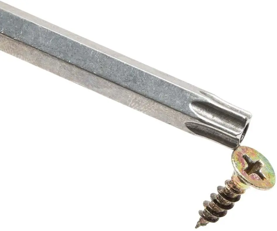 Imagem -05 - Torx Magnético Cabeça Parafuso Driver Bit Conjunto Polegada Hex Shank 150 mm Segurança Inviolável Estrela Ponto Chave de Fenda Kit Peças T8-t40