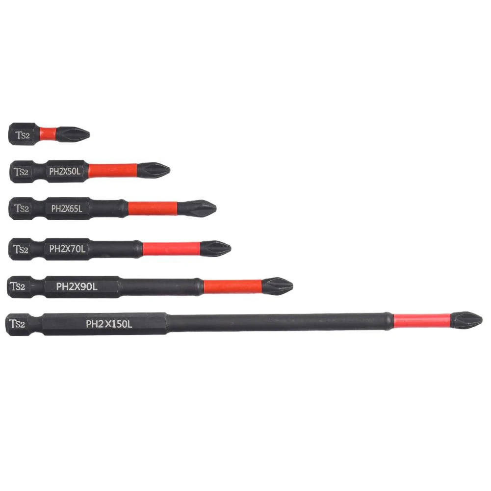 Cross Screwdriver Screwdriver Bits PH2 Magnetic Slip Function Striped Head Has Adopt Advanced Alloy Steel Magnetic Screwdriver