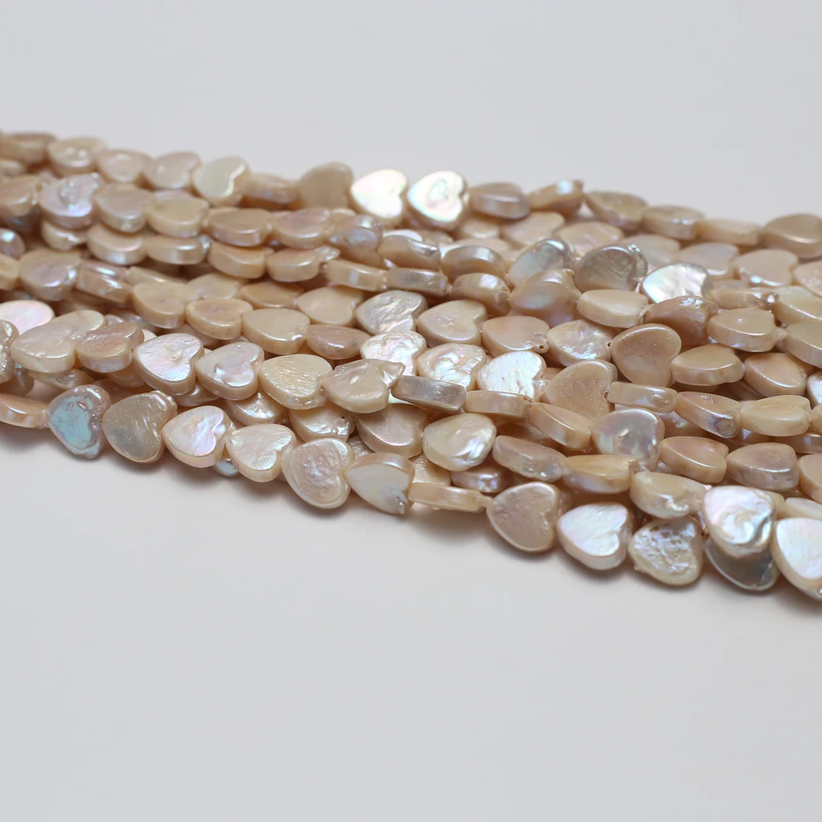 

12x12mm 4A Natural Freshwater Pearl White Heart Isolated Loose Bead Jewelry Make DIY Necklace Bracelet Accessories Wedding Gift