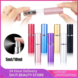 5ml/10ml Perfume Refill Bottle Portable Mini Refillable Spray Jar Scent Pump Empty Cosmetic Containers Atomizer for Travel Tool