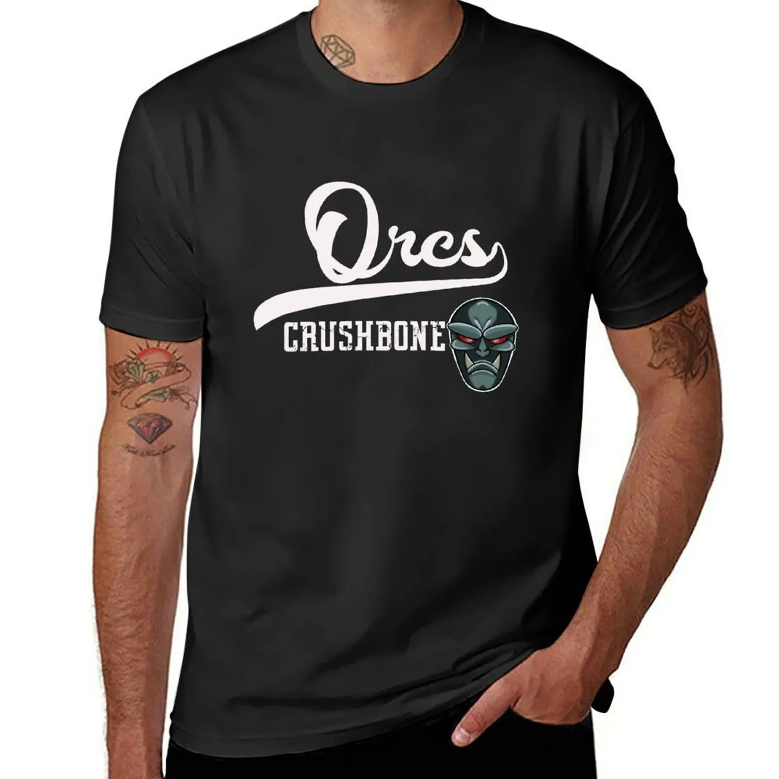 New Crushbone Orcs T-Shirt tops cute tops t shirts for men graphic