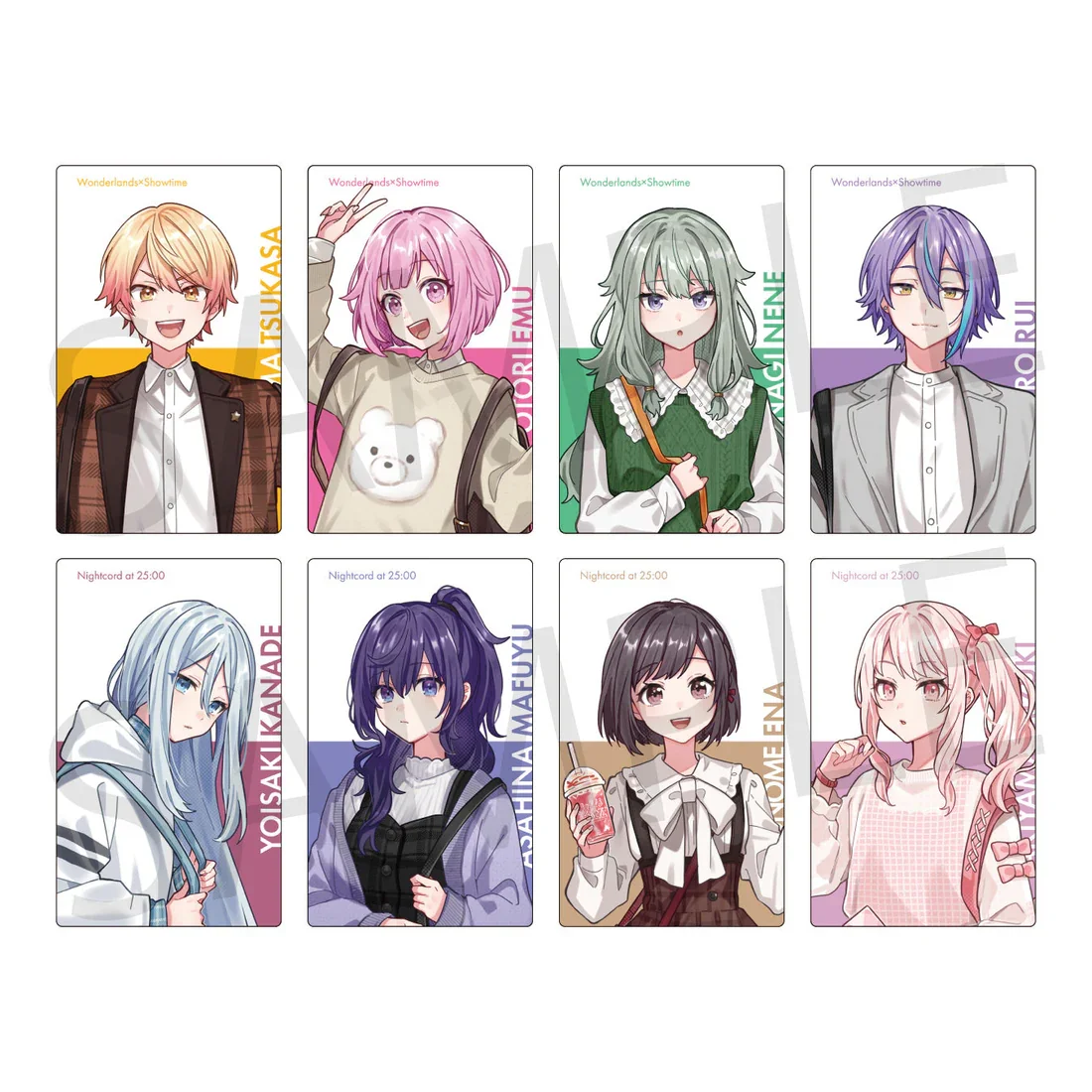 مشروع SEKAI Niconico 2025 لعبة Wonderlands WS Leo Need Vivid BAD SQUAD VBS 25 Nightcord MORE MORE JUMP EPICA Epick Card Pack