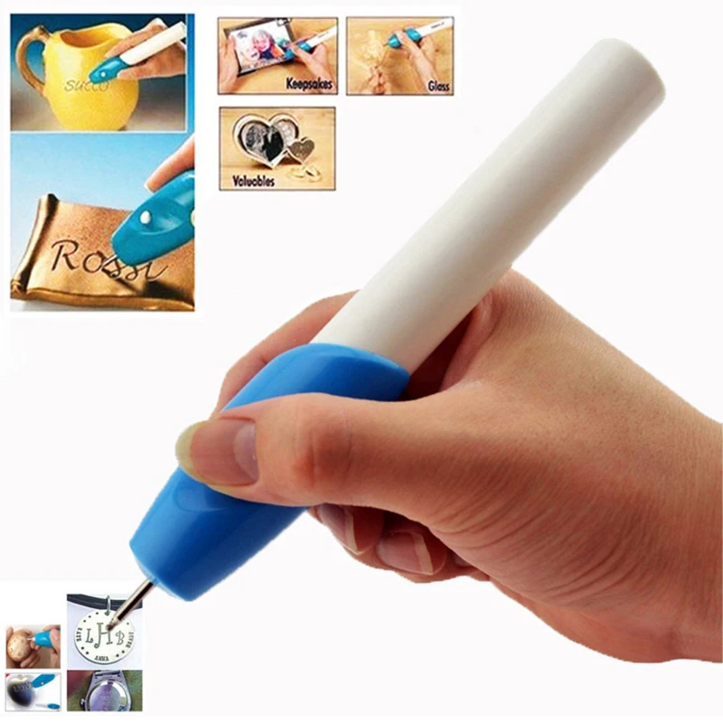 Portable Electric Carving Pen For Machine Stationery DIY Jewelry Metal Wood Ceramic Glass Engraver Mini  Practical Power Tools