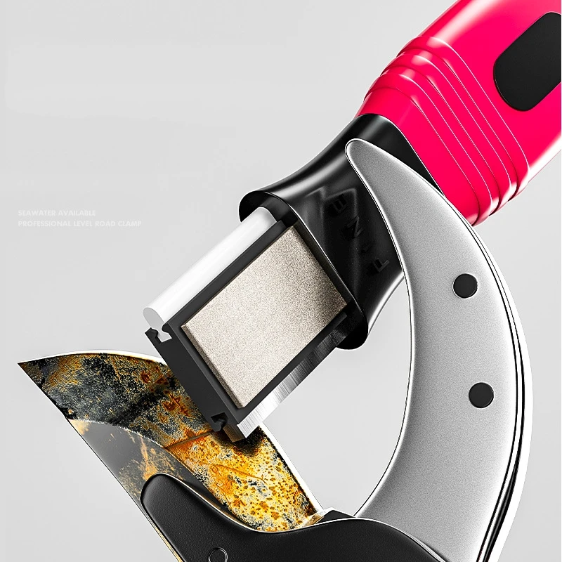 Aiguiseur de couteaux portable, outil professionnel de meulage pour la cuisine, pierre à aiguiser pour ciseaux de jardin, pour affûter diverses lames