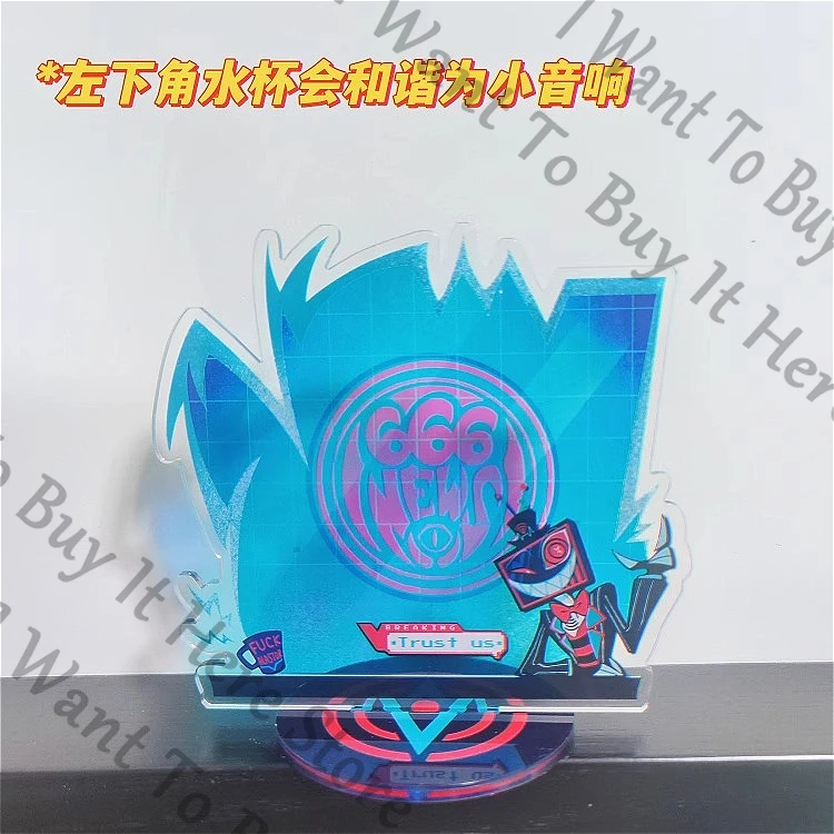 

Аниме Хазбин отель Vox косплей мультфильм акриловая доска объявлений стоячий знак аксессуары подставка фигурка орнамент талисман Рождественский подарок