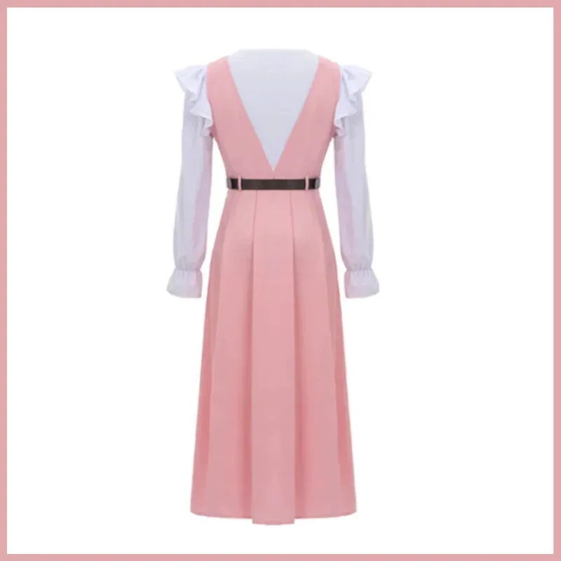 Anime la fleur parfumée fleurs avec dignité Waguri Kaoruko Cosplay Costume perruque rose robe chemise femme Sexy carnaval Costume 5ftu ^
