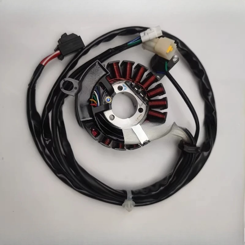 دوار الجزء الثابت للملف 150GT - LX150T-29 Magneto، أجزاء محرك سكوتر KS150، أداء عالي، متين ومثالي لسيارتك