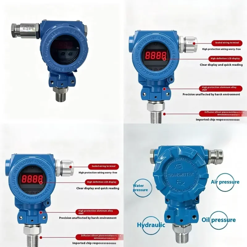 Cleaned Title: detection sensor pressure transmitter pressure sensor suitable for compatible stainless steel materials IP67