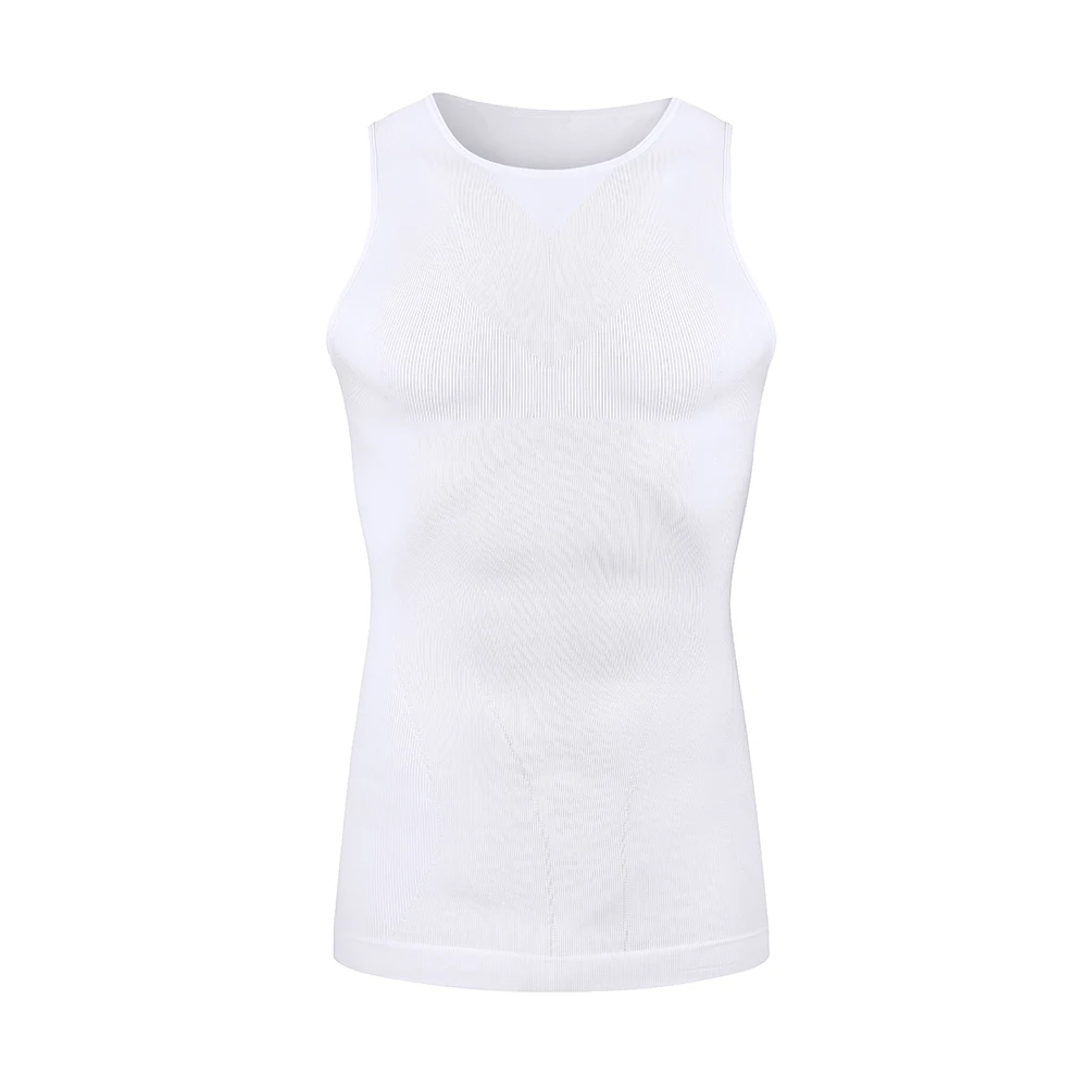 

Men's Seamless Compression Vest - Slimming Shaping Underwear, Breathable for Workout & Fitness