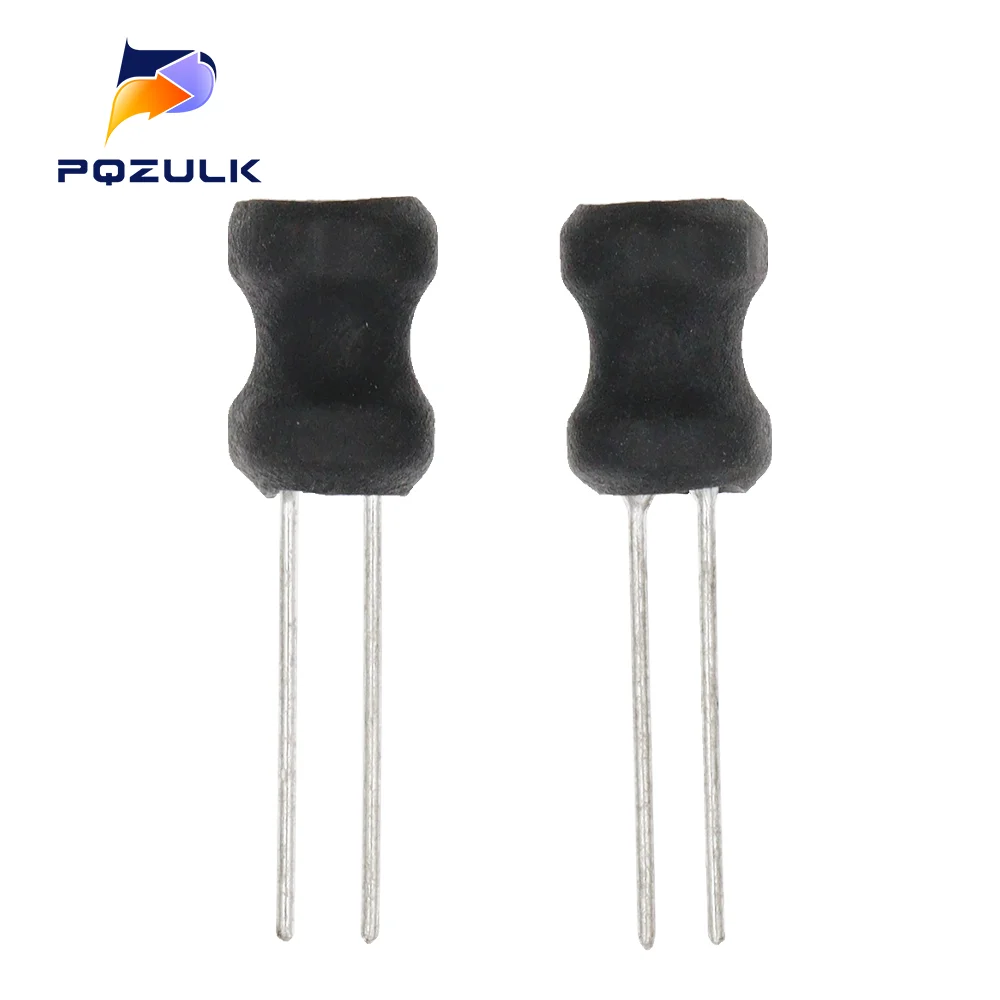 10PCS DIP Power Inductor 6*8mm 2.2UH 4.7UH 10uH 22uH 100uH 150uh 220uH 330uH 470uH 1MH 2.2MH 4.7MH 10MH Inductance 6X8mm 2 Pins