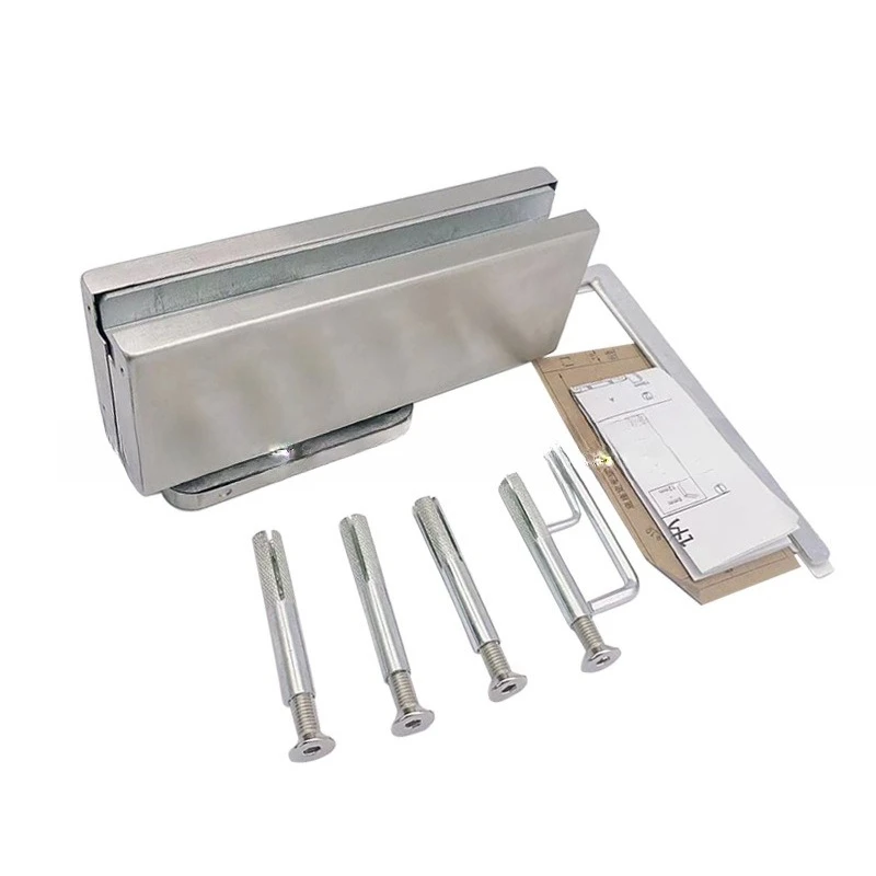 Glass door non-digging hole floor spring, with frameless  floor shaft, hidden floor spring accessories