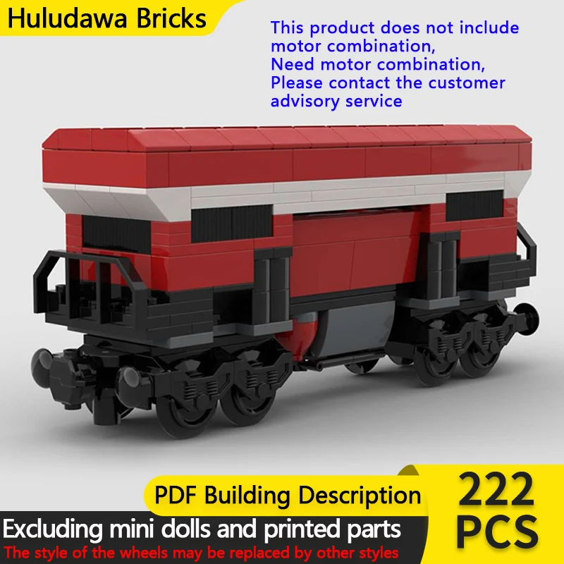 

Модель городской автомобиль MOC, строительные кирпичи, железная дорога, объемный грузовой вагон, модульная технология, детские праздничные подарки, сборные игрушки, костюм