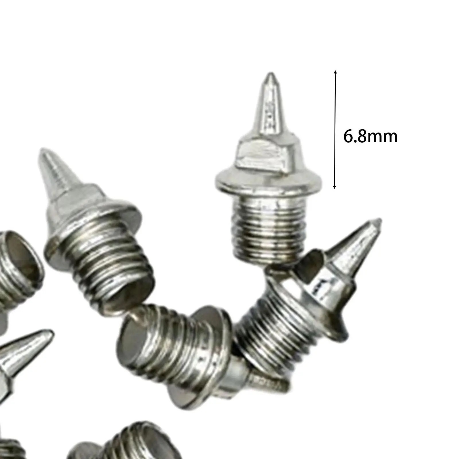 12x Boot Block Spikes, tacchetti a pedale Sprinter Boot Block Spikes punte di ricambio in acciaio punte a binario per