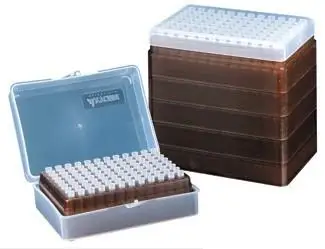 10ul boxed sterilized transparent short tip T-300-R-S 96pcs/box 50boxes/carton