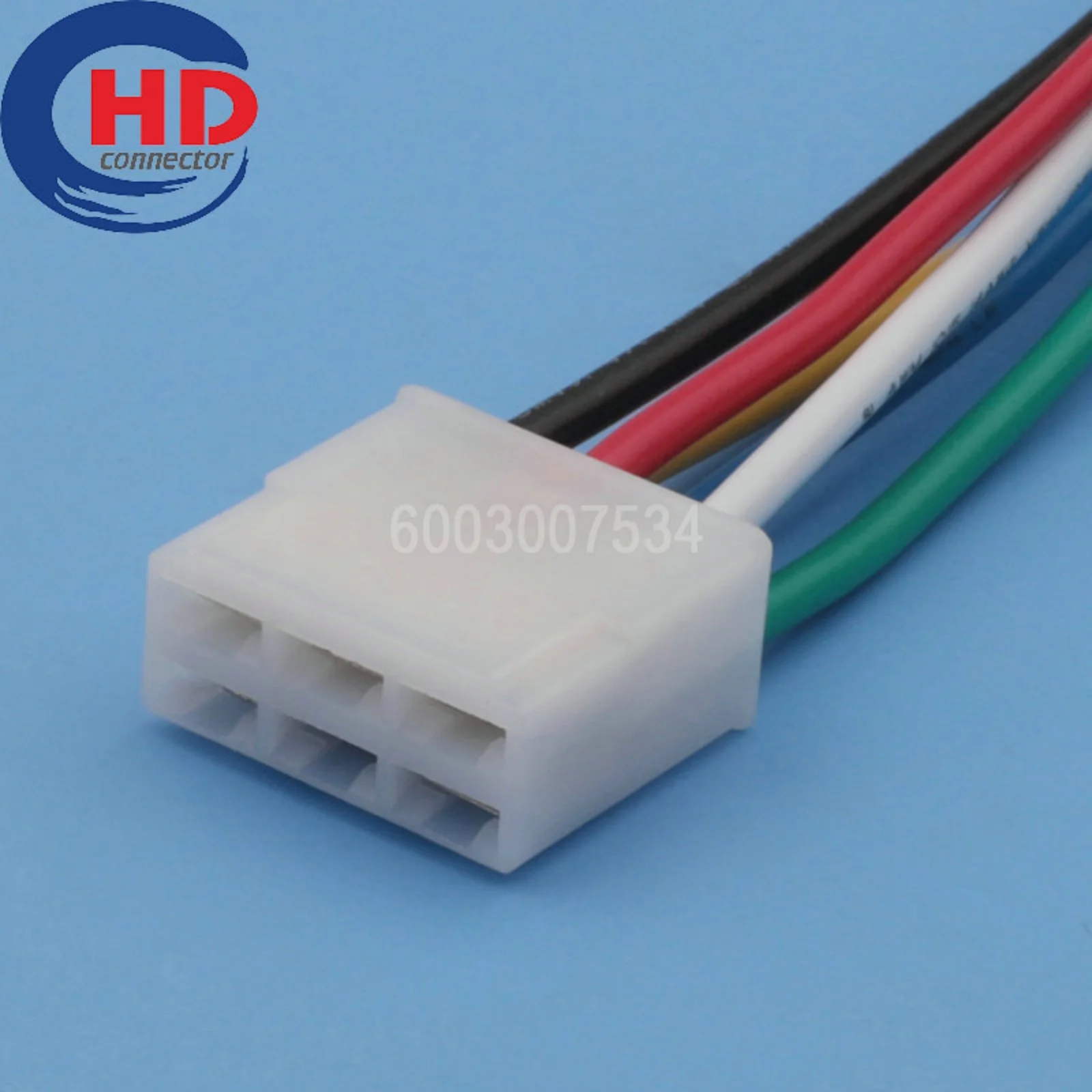 

6 Pin Connector Unsealed 6.3mm Series Female Connector Cable Plug Motorcycle Electrical Harnesses Wiring Harness