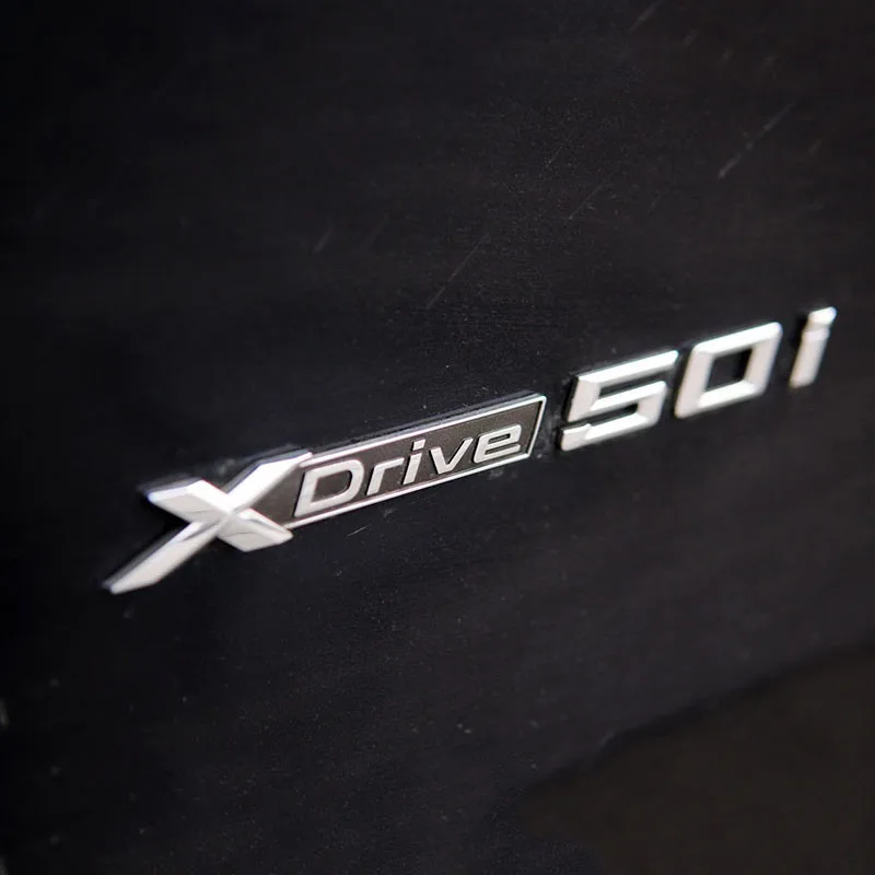 3D ABS Black Logo XDrive 18i 20i 25i 28i 30i 35i 40i 50i Emblem Car Trunk Badge For X1 X3 X5 X6 E70 F15 F16 F25 F30 Accessories view 5
