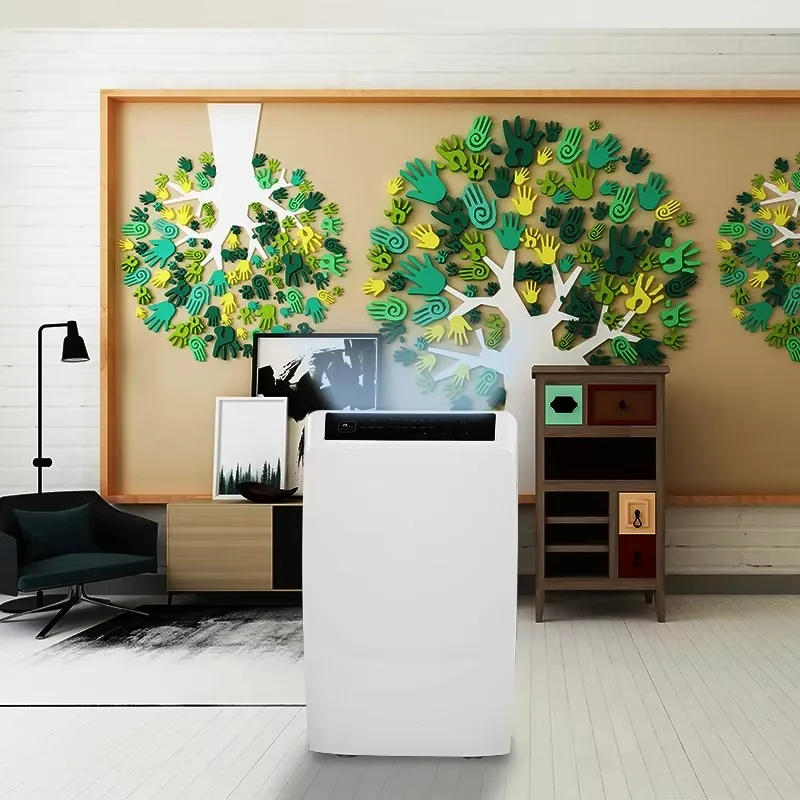 Office air filter with heat recovery ventilation system deodorizing and purifying air purifier
