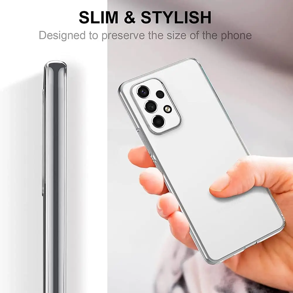 

Transparent Silicone Soft Case For Samsung Galaxy A56 A36 A26 A16 A06 A55 A35 A15 A25 A05s A54 A34 A14 A53 A73 A33 A13 A52 A72