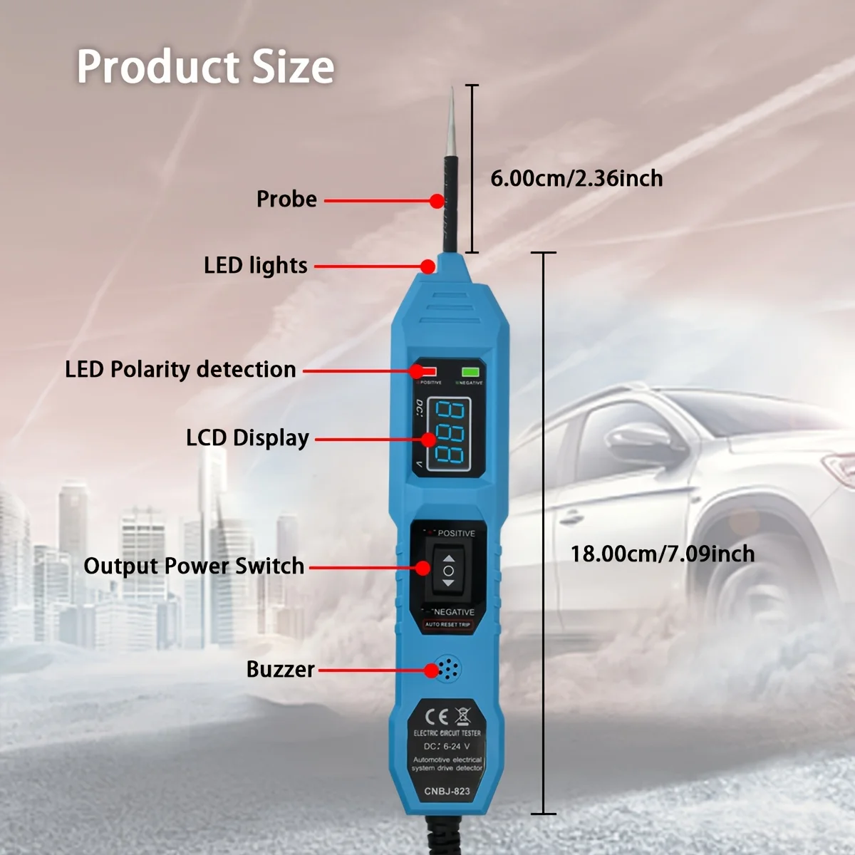 Power Circuit Probe Tester 6V- - Power Supply Tester recension och pris
