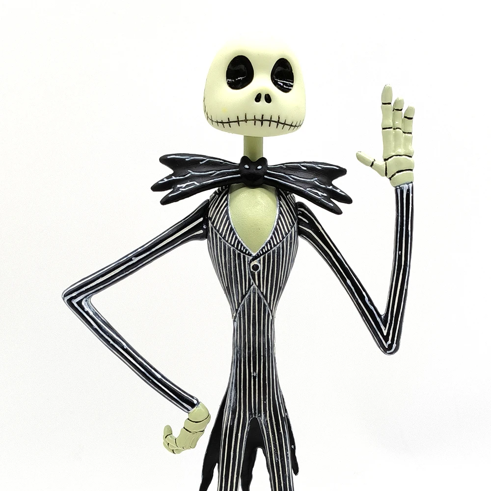 The Nightmare Before Christmas Jack Skellington Action Figure 12 Face Jack Jack Chair Special Version Model Toy Hallowen Present