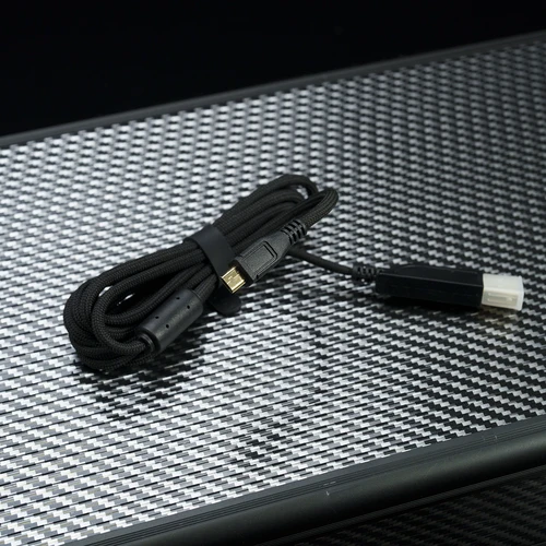 Imagen 2 del producto Paracord Flexible para juegos tipo C Cable de ratón Micro USB para GPW G Pro X Superlight R600 SORA Finalmouse Death Adder V3 Five Core