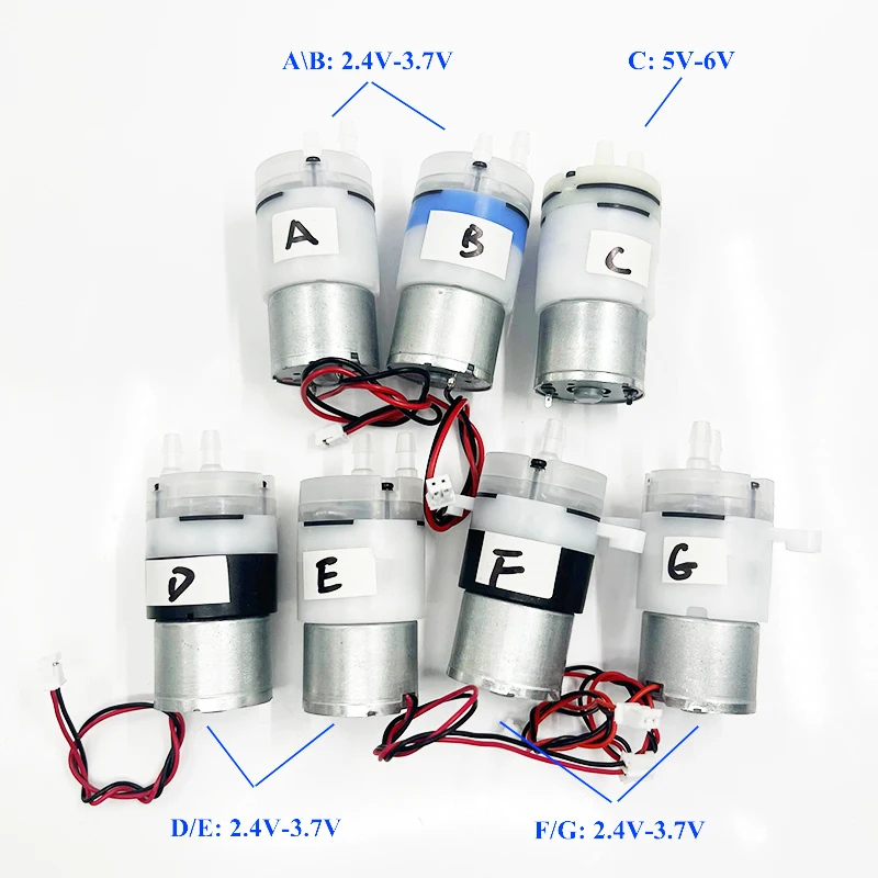 DC 3V 3.7V 5V 6V Micro 310 Membranowa pompa wodna z silnikiem Samozasysająca pompa ssąca do nawilżacza z dozownikiem wody dla zwierząt
