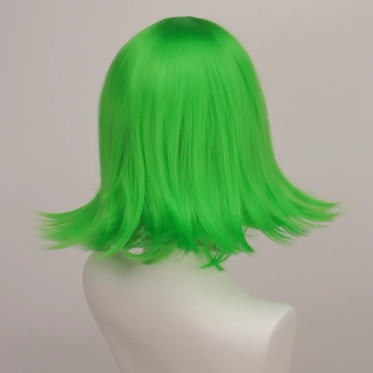 Women's Cosplay Wig for St.Patrick's Day Wig Short Green Synthetic Retro Beehive Flip Bouffant  60s 70s Retro Wavy Wig