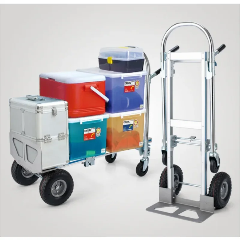 Uni-Silent 250kgs Two-wheel Folding Hand Truck With Straight-Back Frame Trucks FHT250