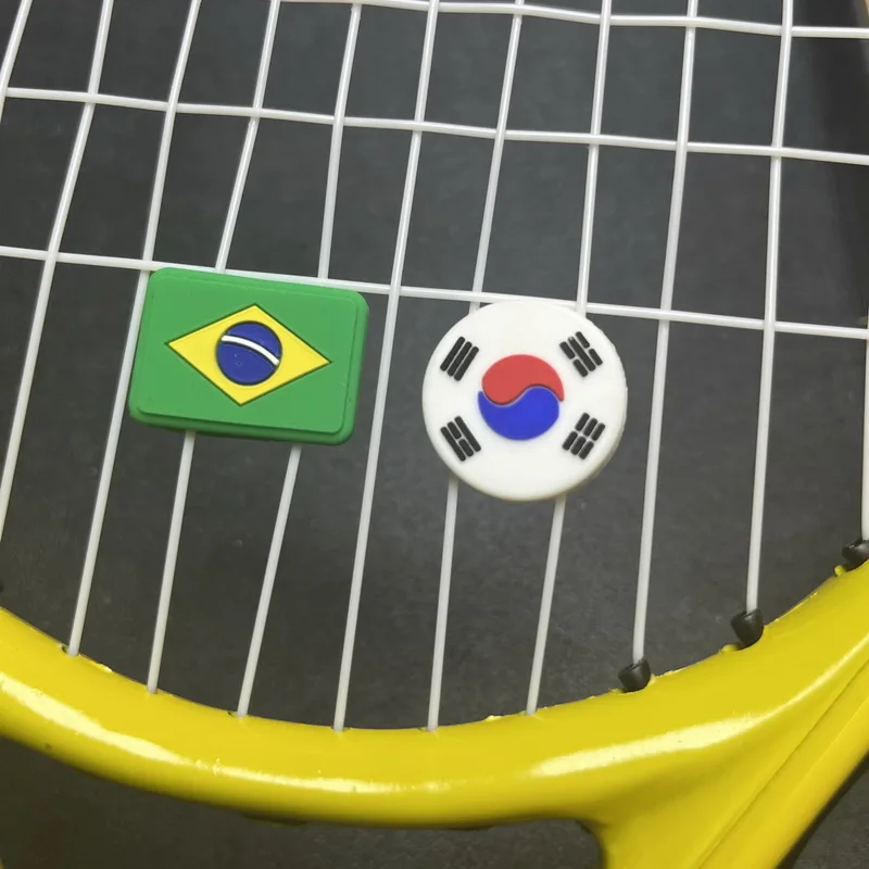 5/10 Teile/los Tennis Vibration Dämpfer Herz Form Tennis Schläger Anti Vibration Tier Tennis Schläger Dämpfer Tennis Zubehör – Detail 1