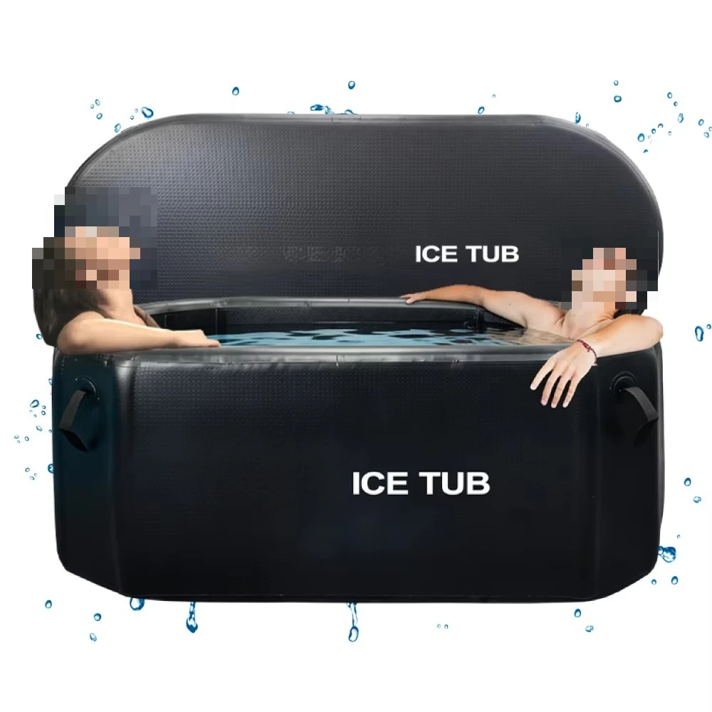 Portable inflatable foldable cold bathtub for post-exercise ice baths, with a 2-year warranty