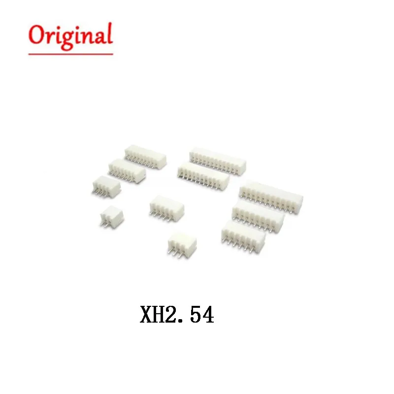 40pcs 2.54mm XH2.54 Socket Connector Pin Header Straight pin 2p-12p total 11 types