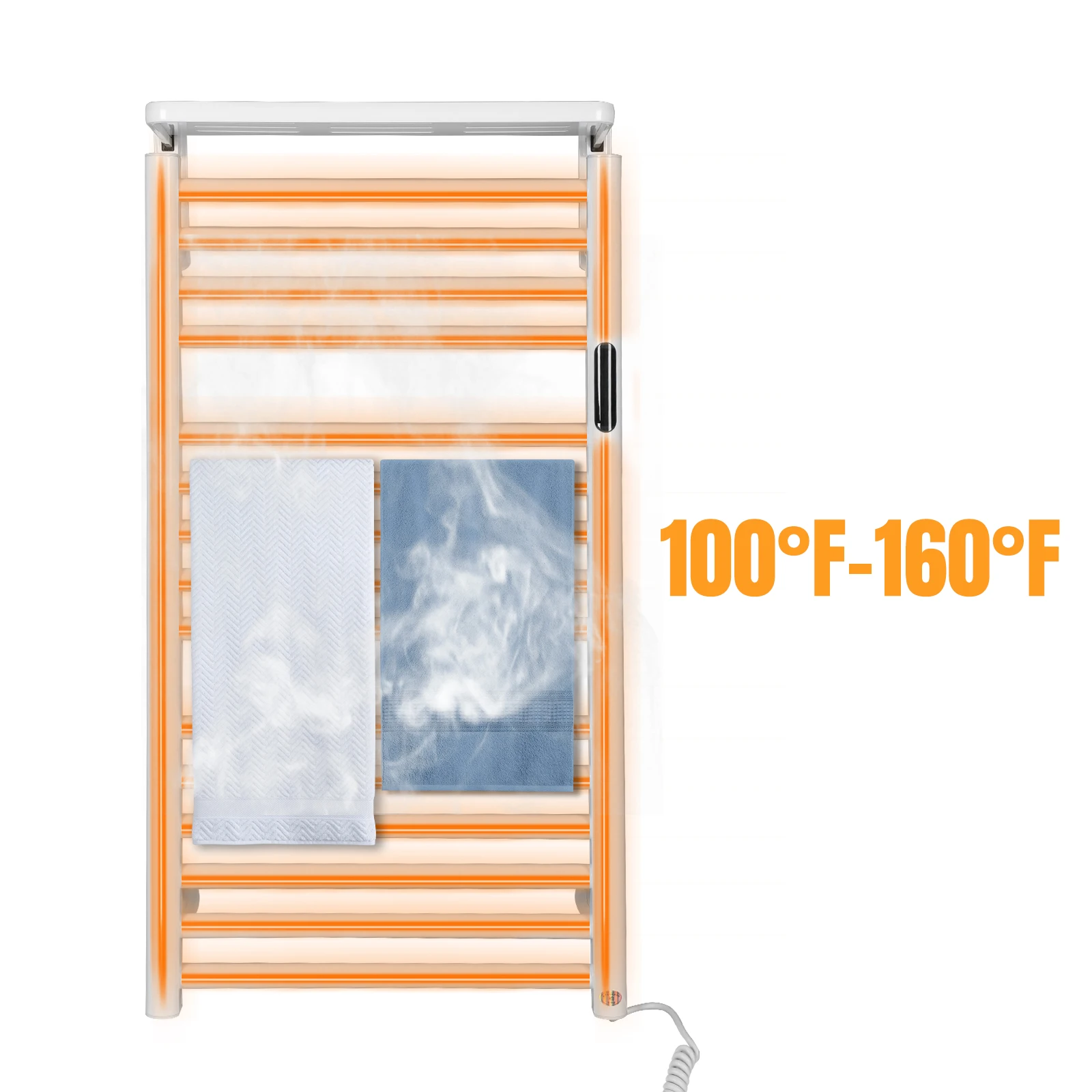 

Warm electric heating towel drying rack (a)