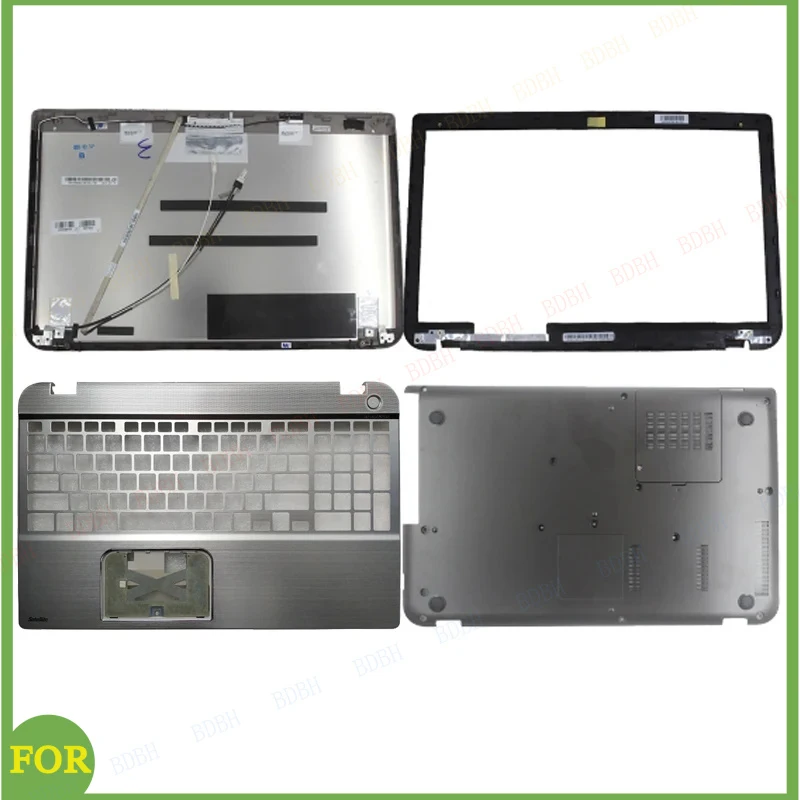 Nueva funda para Toshiba Satellite P55-A P55T-A P55t-A5202, cubierta trasera LCD/bisel/reposamanos superior/inferior/base/charnillas