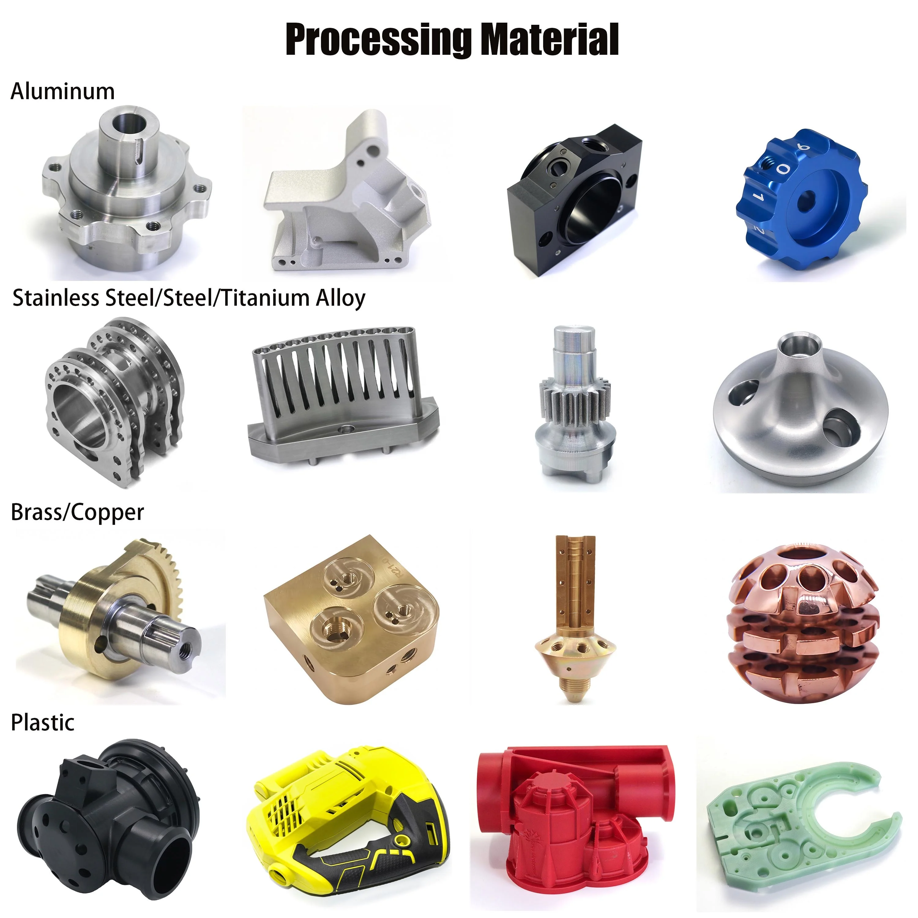 Custom cnc manufacture Stainless Steel Aluminum cnc processing Cnc Parts Milling And Turning Machining Service