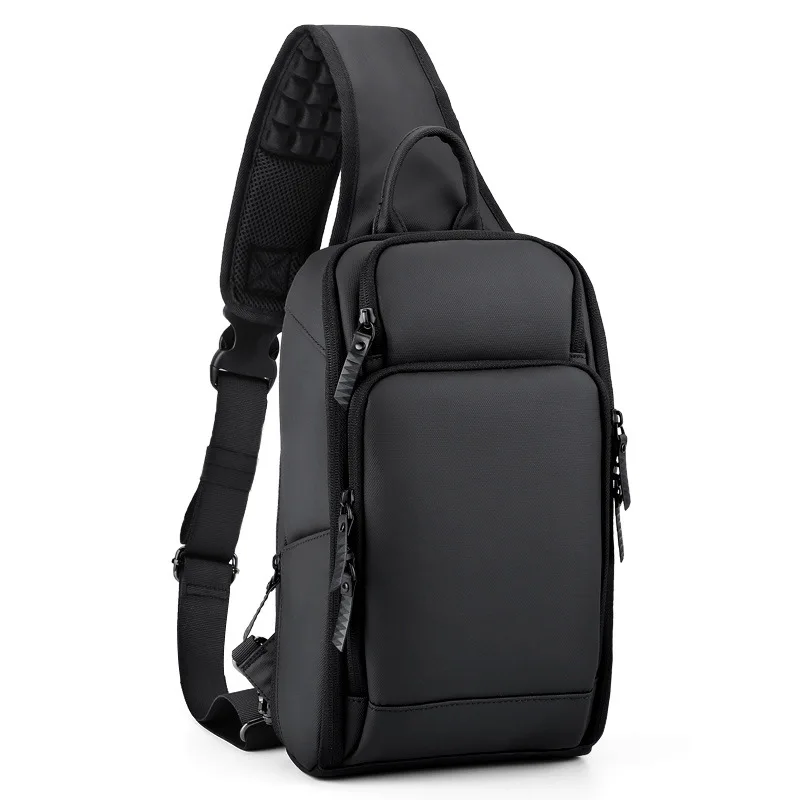 Crossbody Bag for USB Charging Men Shoulder Sports High-quality Messenger Male Waterproof Short Trip Chest Bag Pack Backpacks