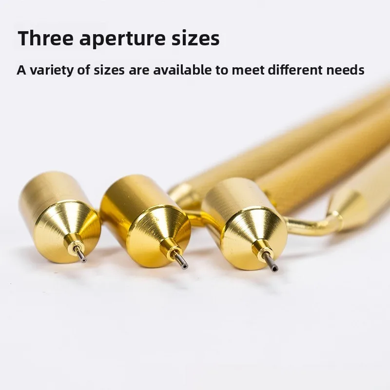 Pottery Liquid Gold Applicator Pen for Ceramic Painting Liner Brush Dotting Tool for Fine Line Drawing Gold Decoration